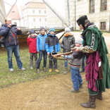 Litomyšl s rytířem Toulovcem, návštěva Toulovcových maštalí 24.3.2018