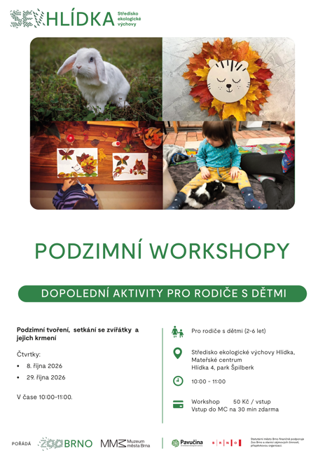 Podzimní workshopy v MC (2026)