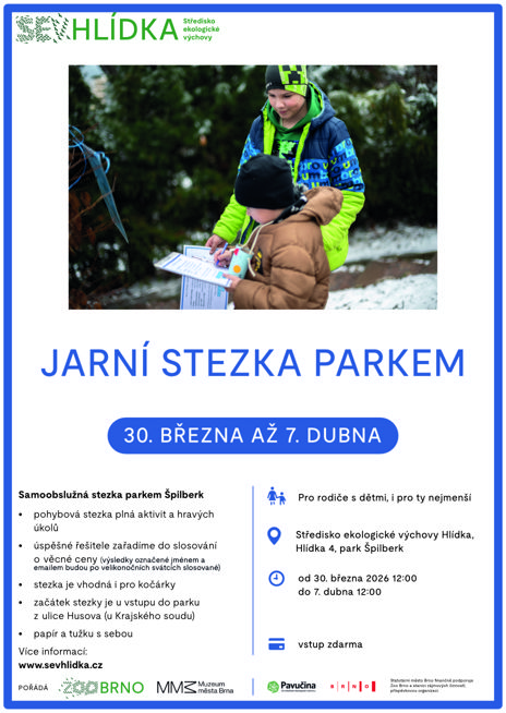 Jarní stezka parkem